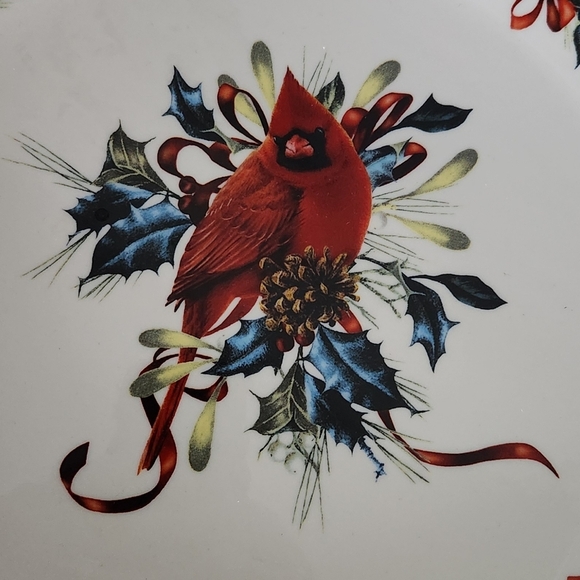 🕊️ Lenox Winter Greetings Cardinal Decorative Plate 13” – With Box - Picture 10 of 16